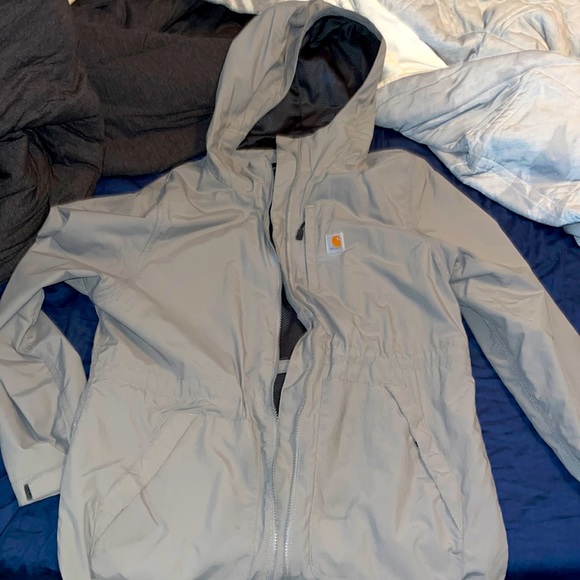 Carhartt Jackets & Blazers - Carhartt Rain Defender Hooded Lightweight Coat